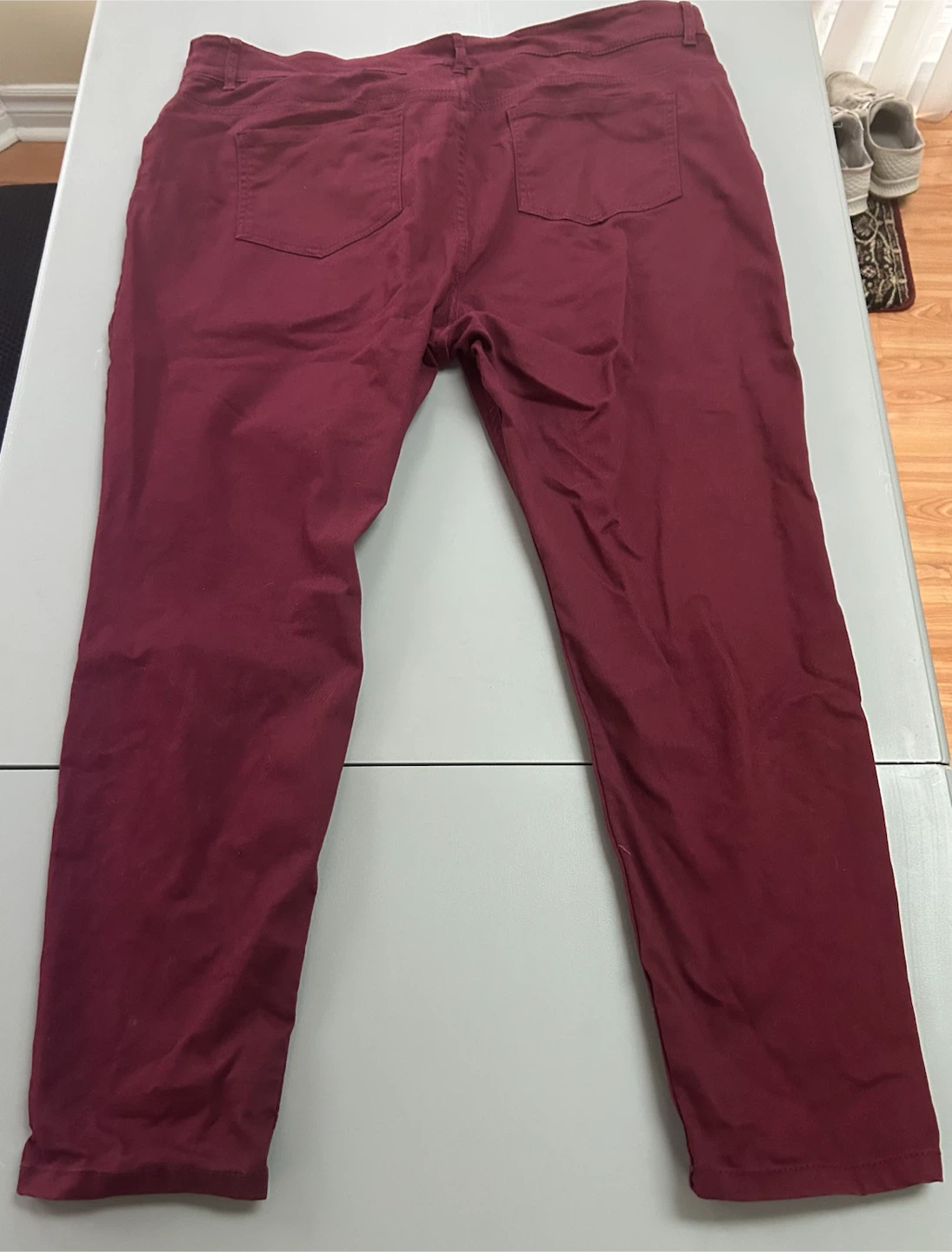 George Plus Women's Burgundy Pants Size 20W - photo 2