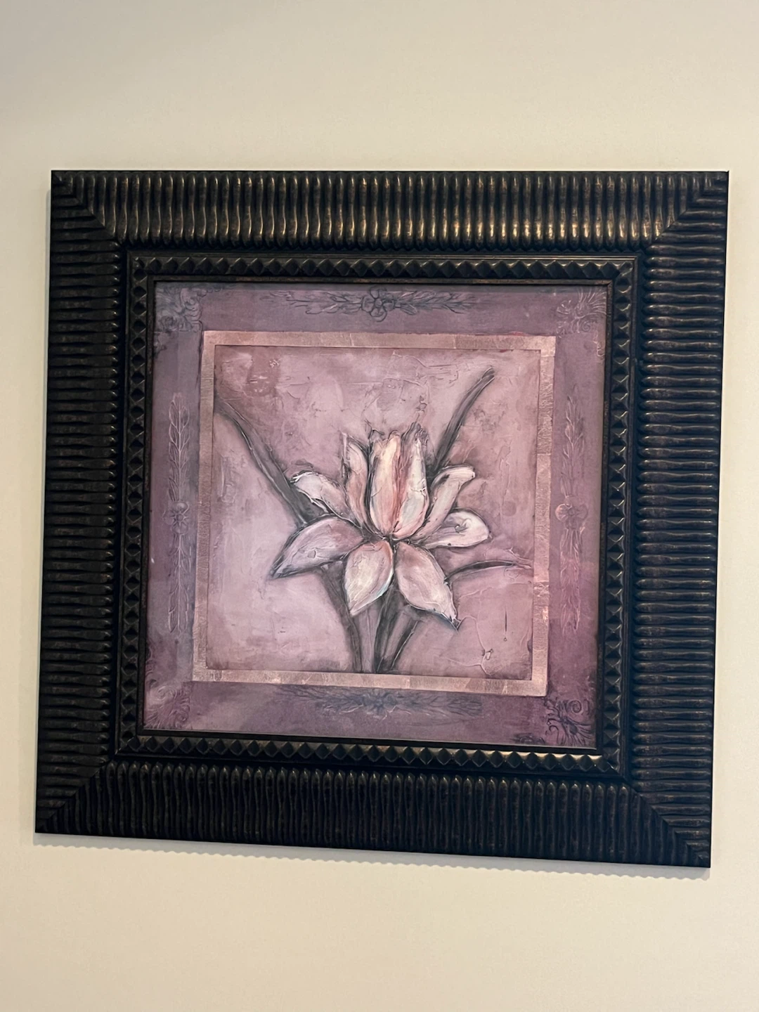 Set of Framed Floral Artwork - photo 3