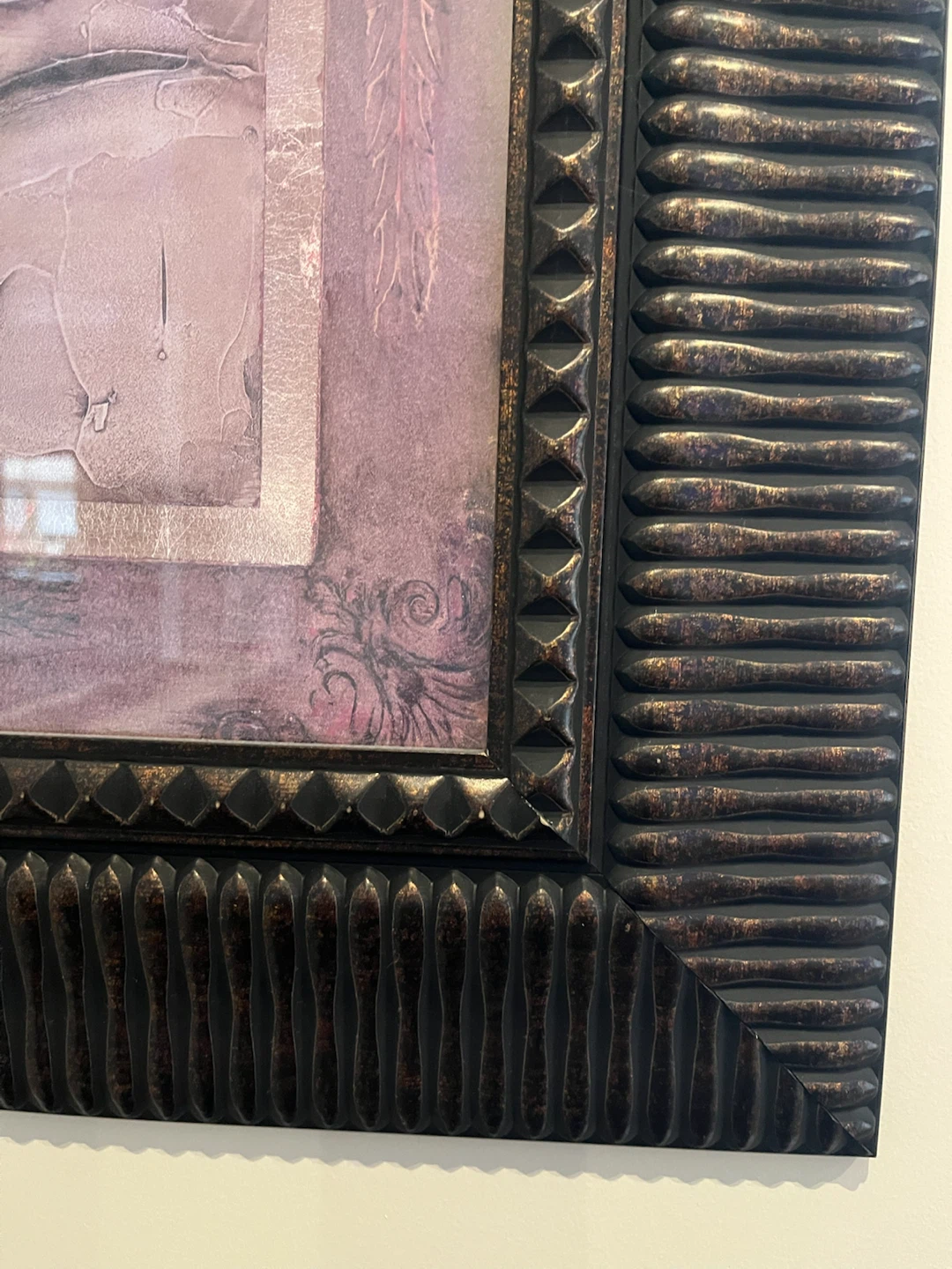 Set of Framed Floral Artwork - photo 4
