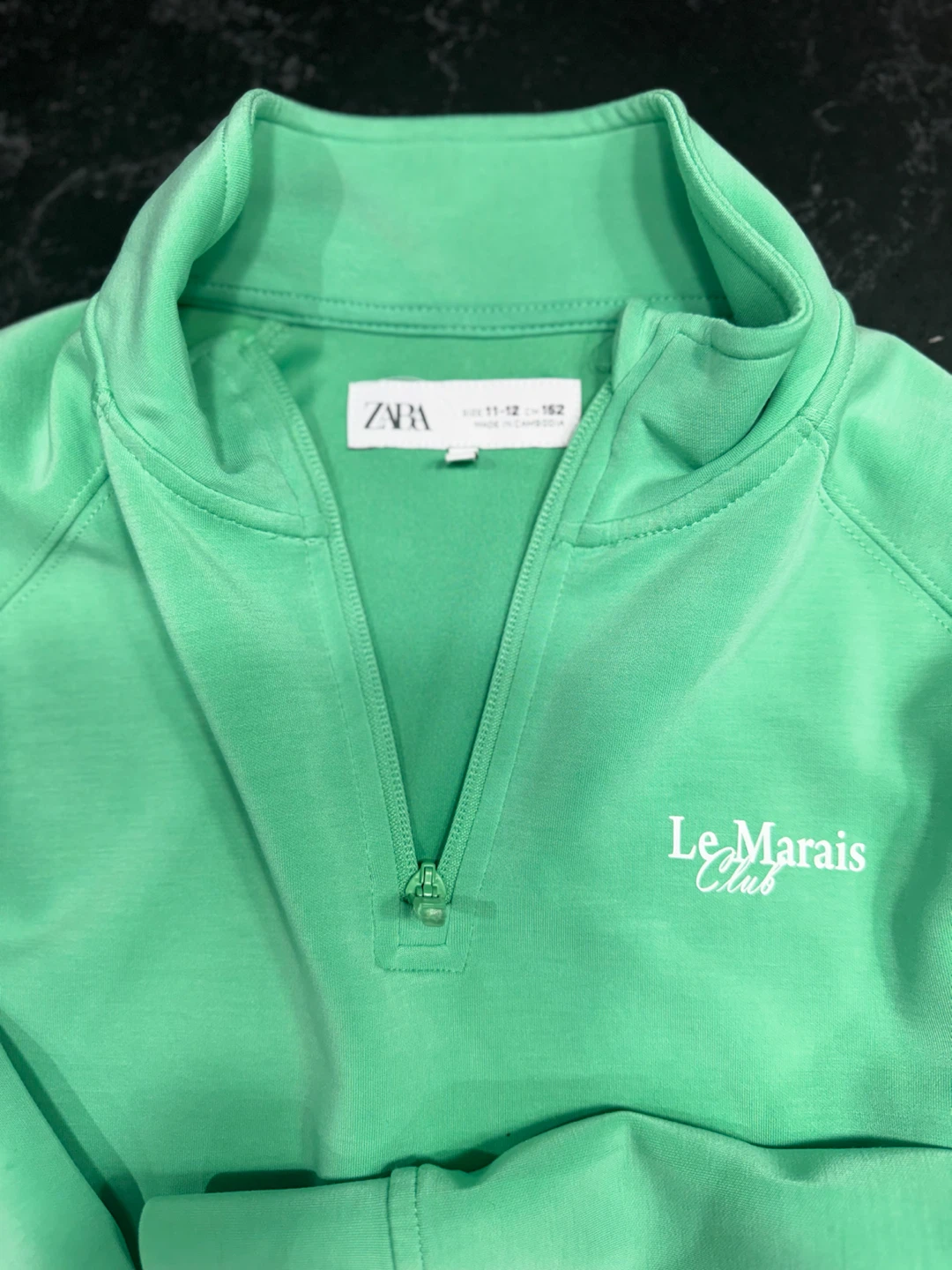 Zara Green Velour Tracksuit Set