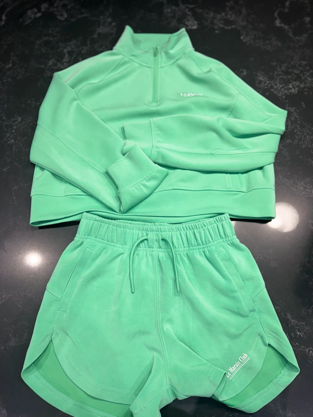 Zara Green Velour Tracksuit Set - photo 2