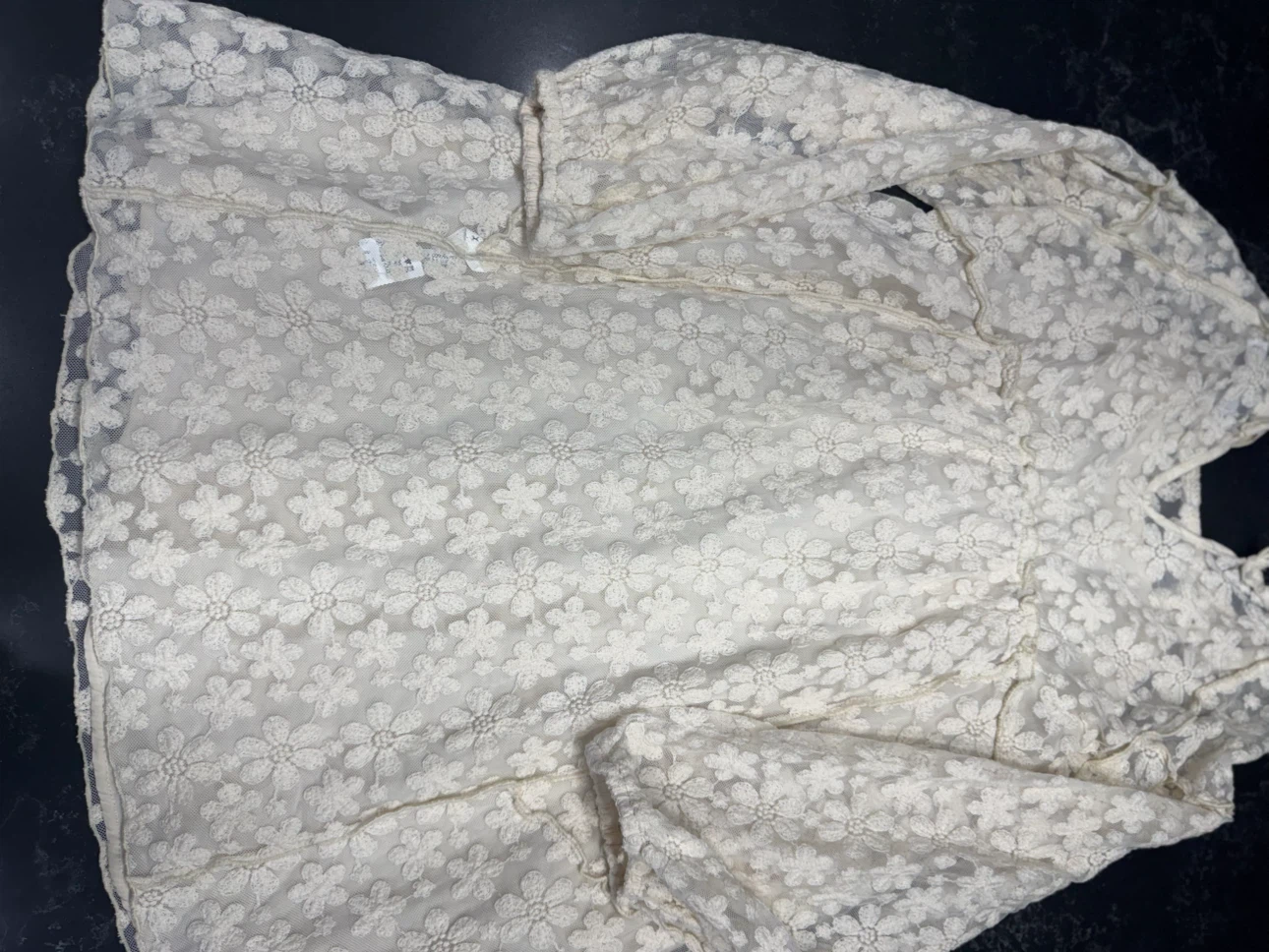 ZARA Cream Lace Top - Size 11-12 Years - photo 3