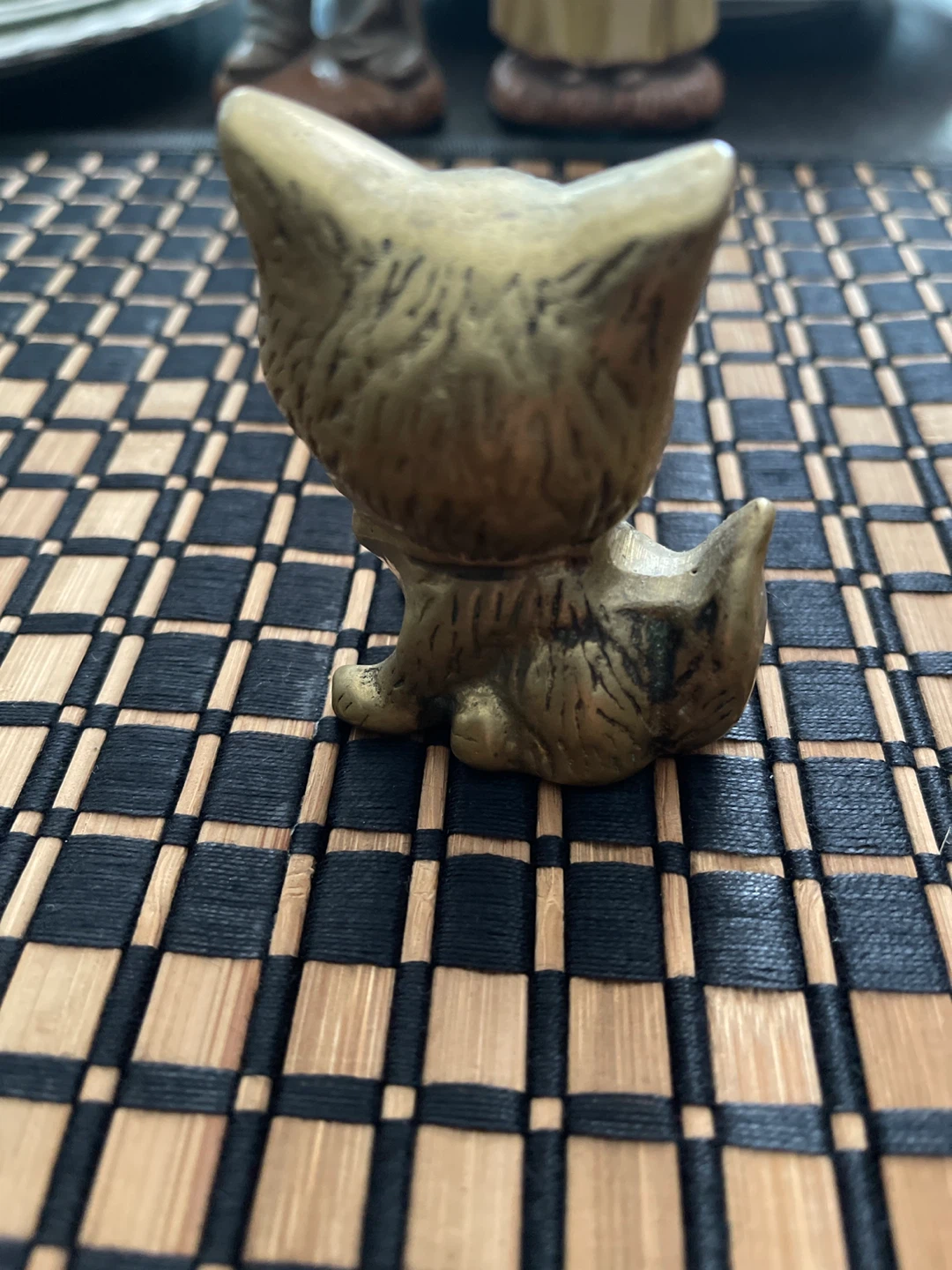 Brass Kitten Figurine - photo 2