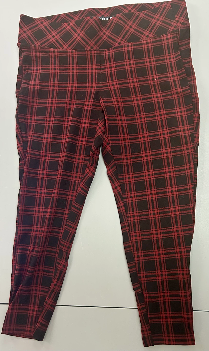 Torrid Pixie Plaid Pants Size 1