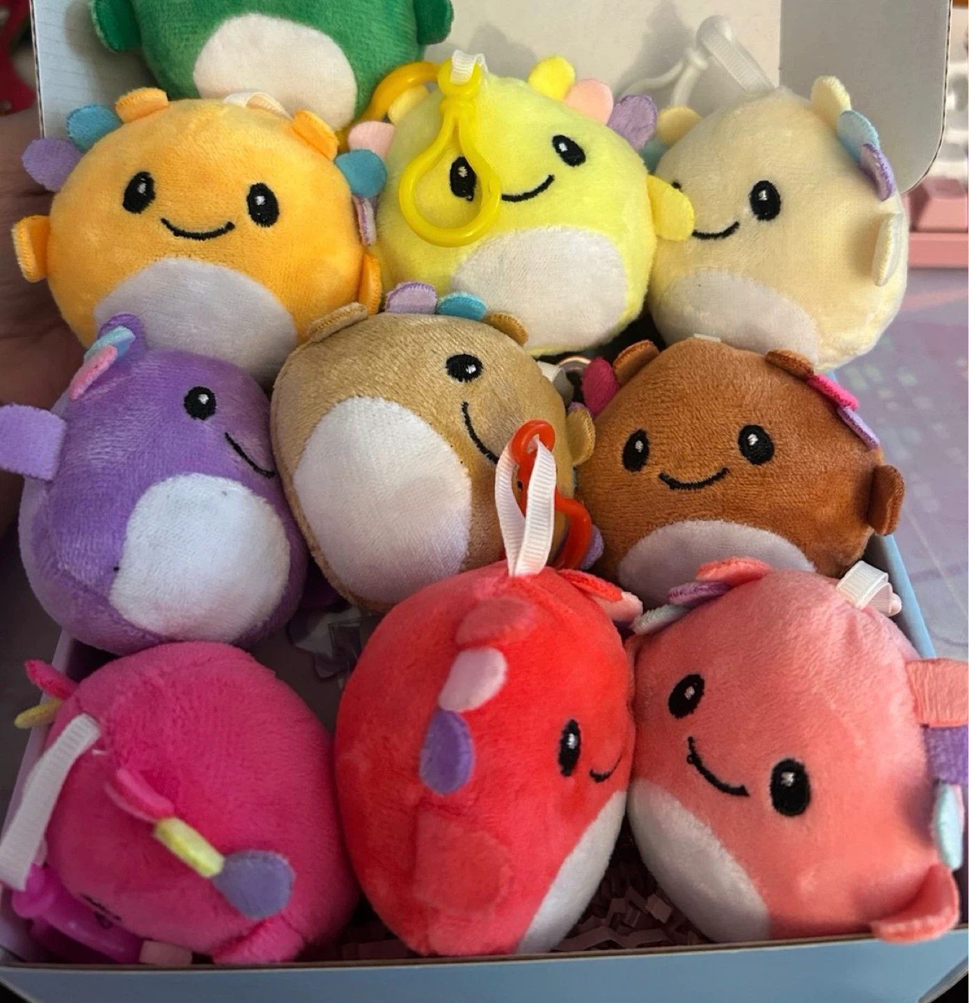 Cute Axolotl Keychains
