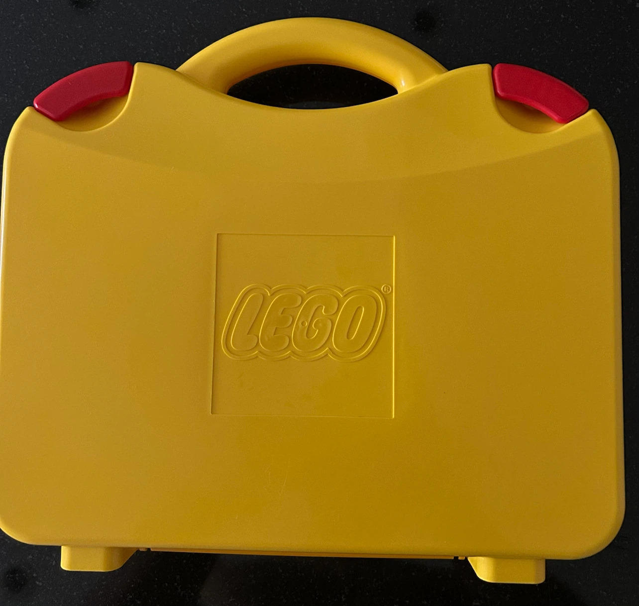 Yellow Lego Storage Case