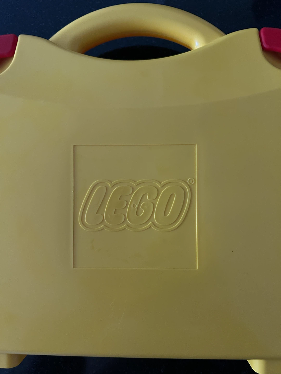 Yellow Lego Storage Case - photo 2