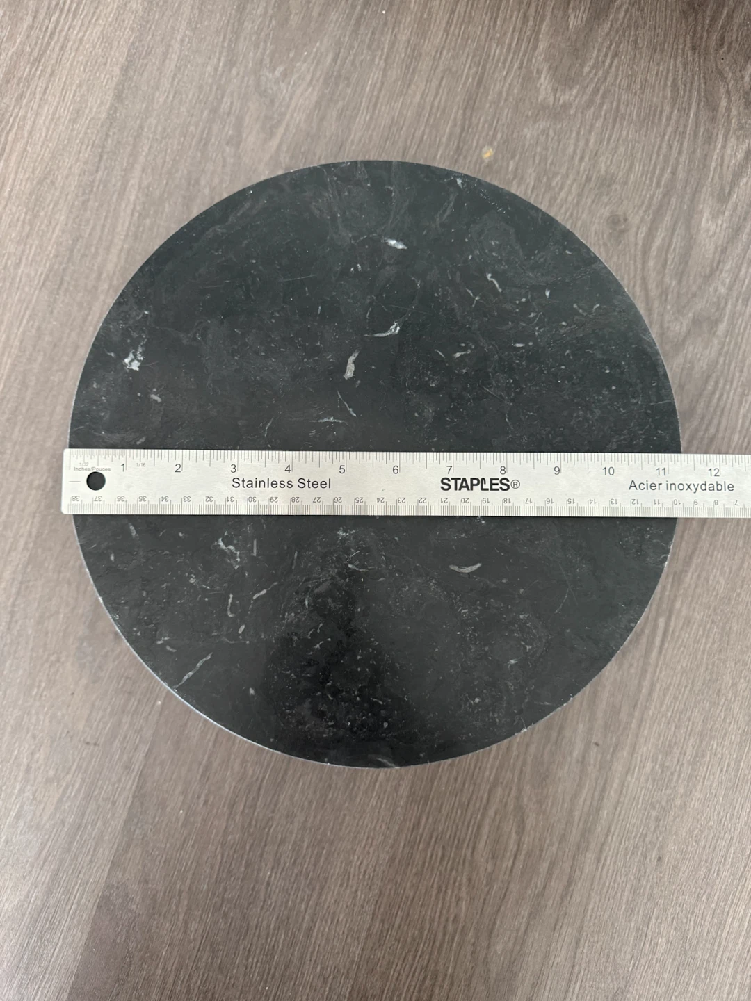 Grey Marble Cake Stand with Wire Base - photo 3