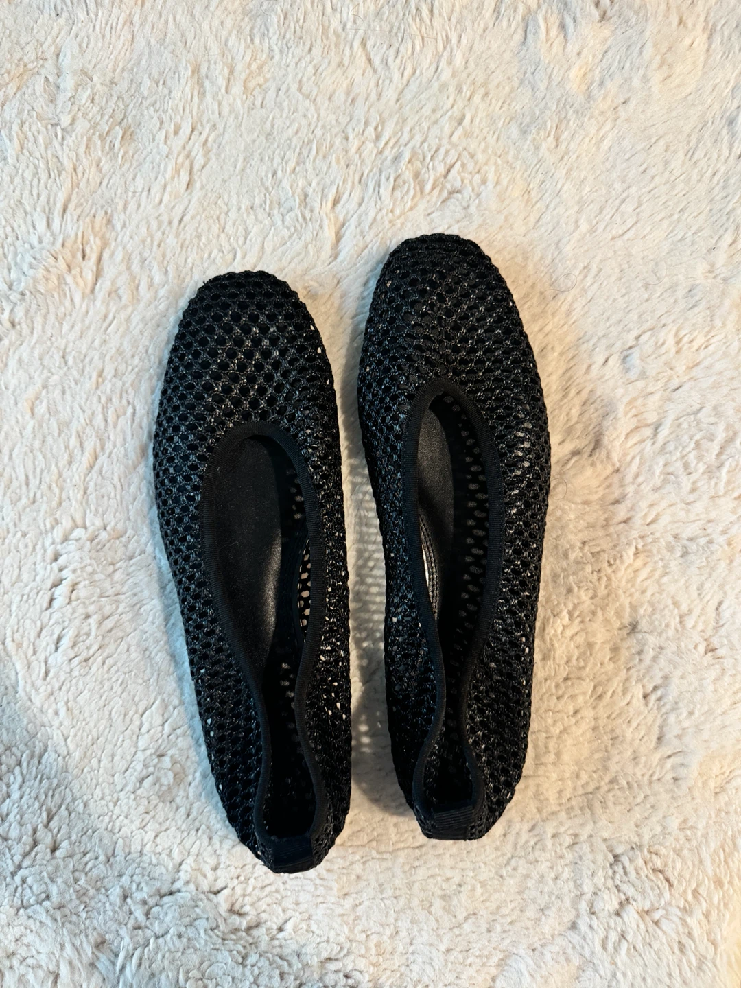 H&M Black Mesh Ballet Flats