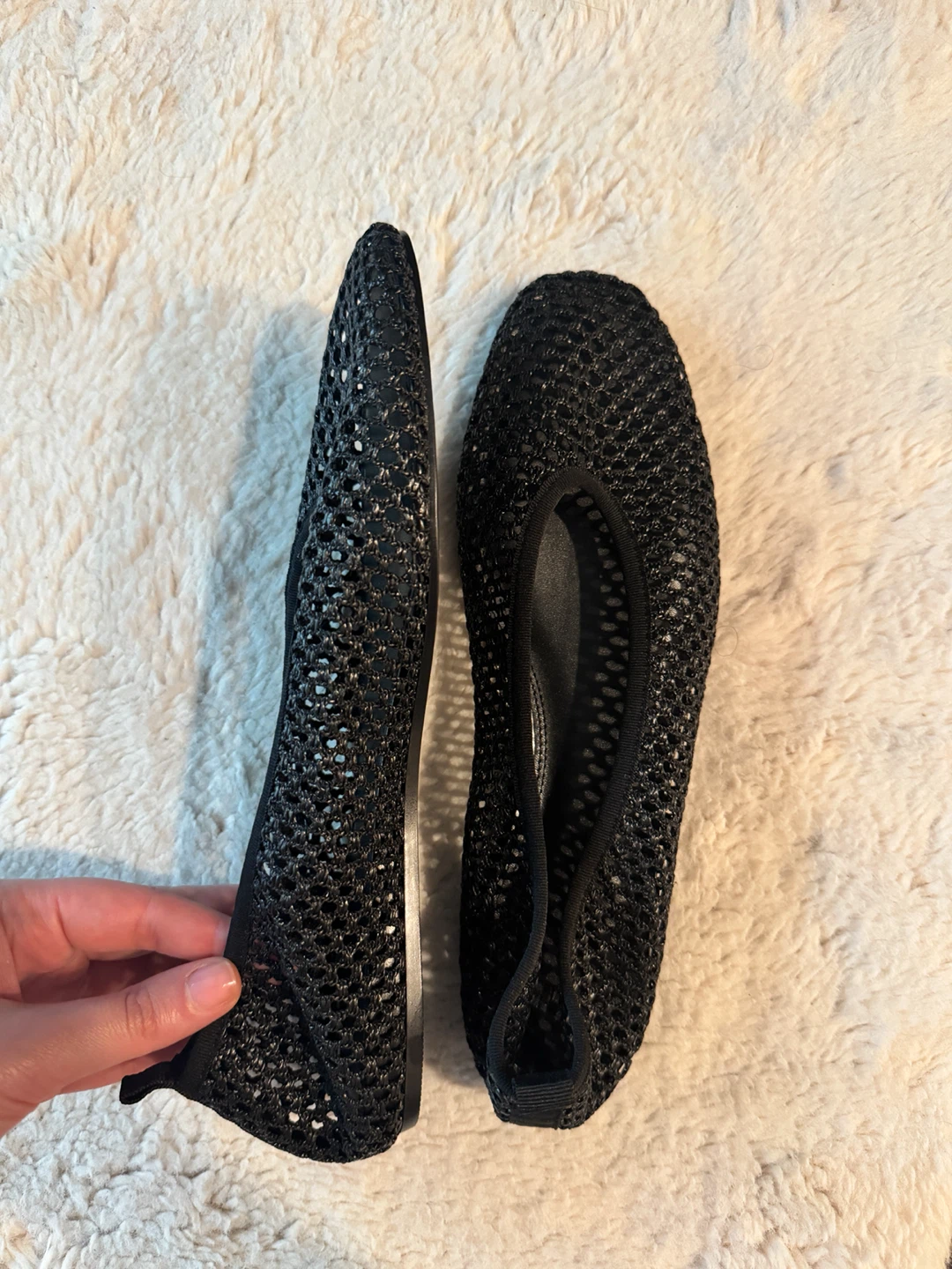 H&M Black Mesh Ballet Flats - photo 2
