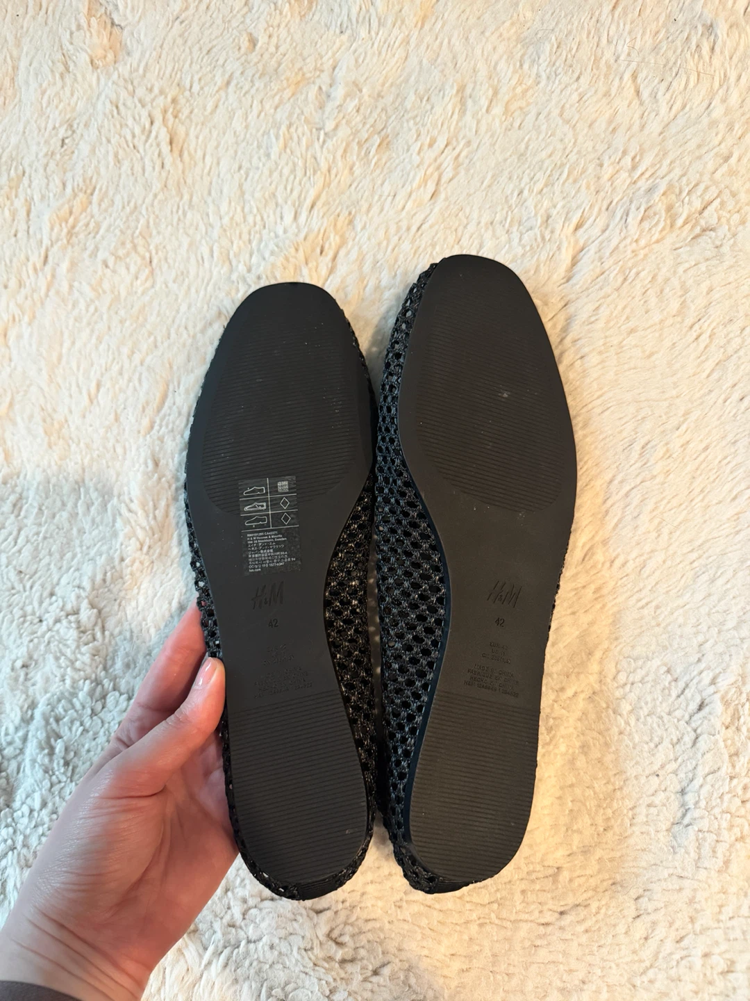 H&M Black Mesh Ballet Flats - photo 3