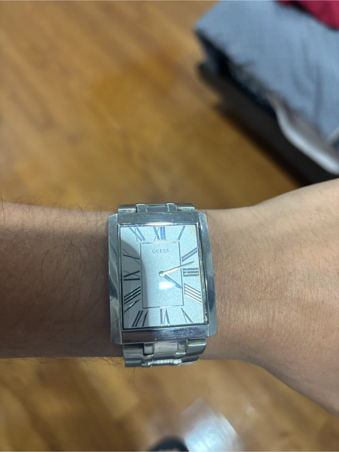 GUESS Men's Rectangular Watch