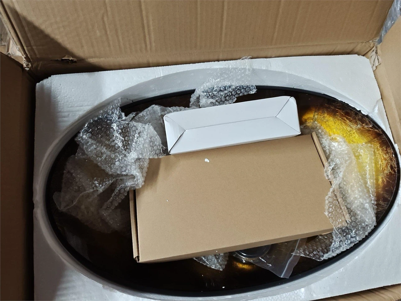 NEW 21x13 Glass Vessel Sink Set (Sink+Faucet+Drain) $89 - photo 4