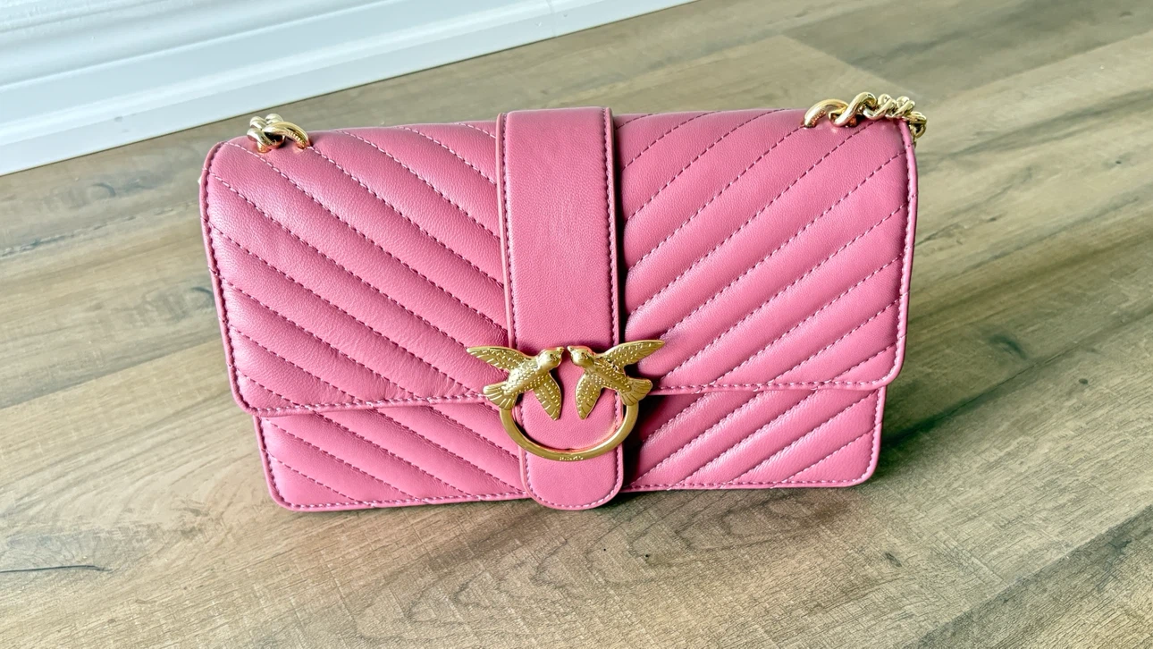 Pinko Love Bag genuine leather Shoulder Bag