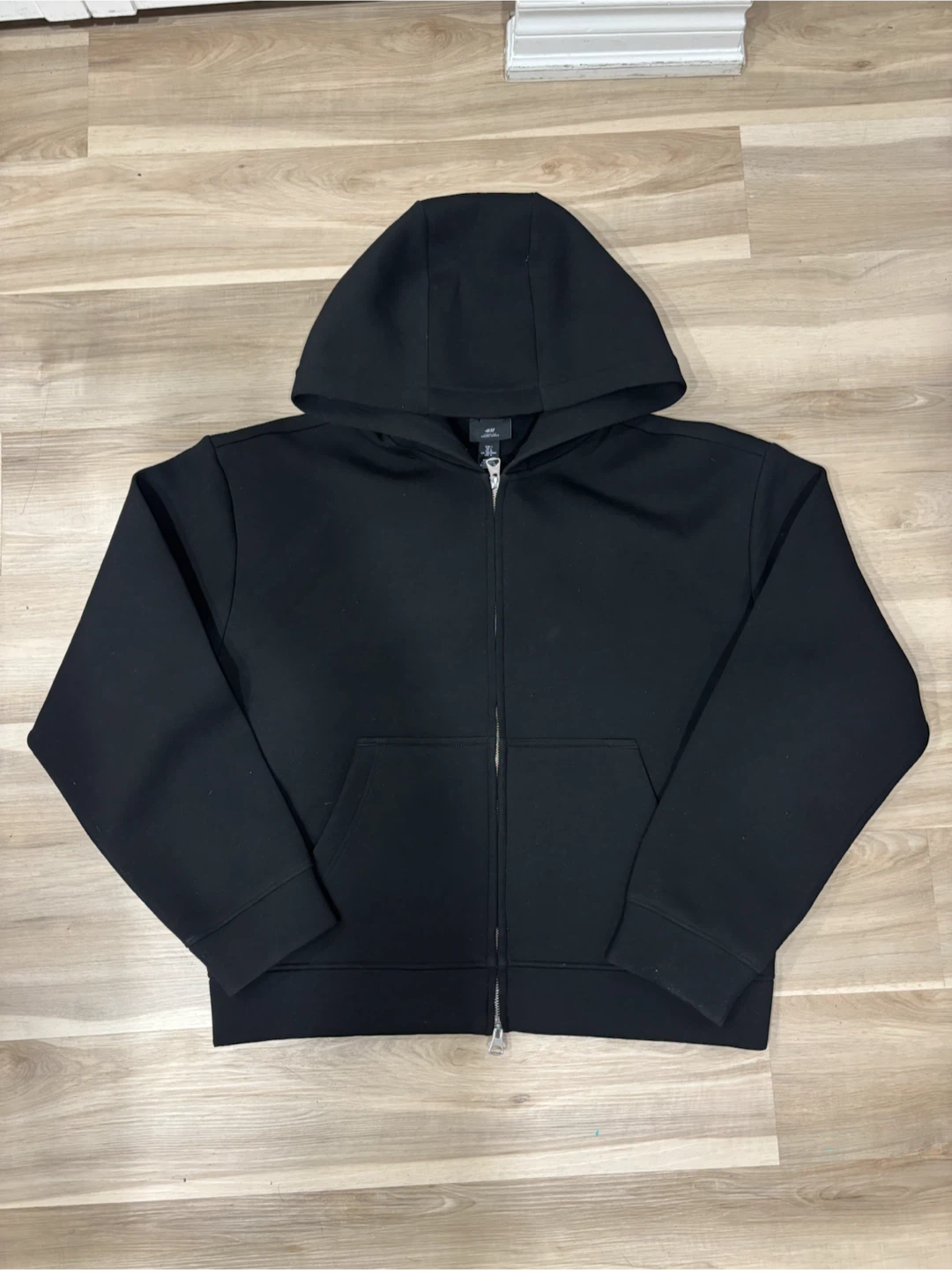 H&M two-zipped black Hoodie