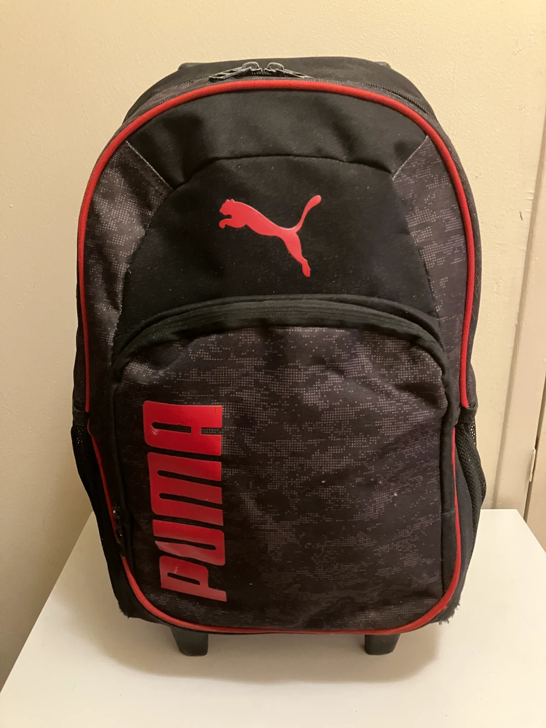 Puma Black & Red Rolling Backpack - photo 2