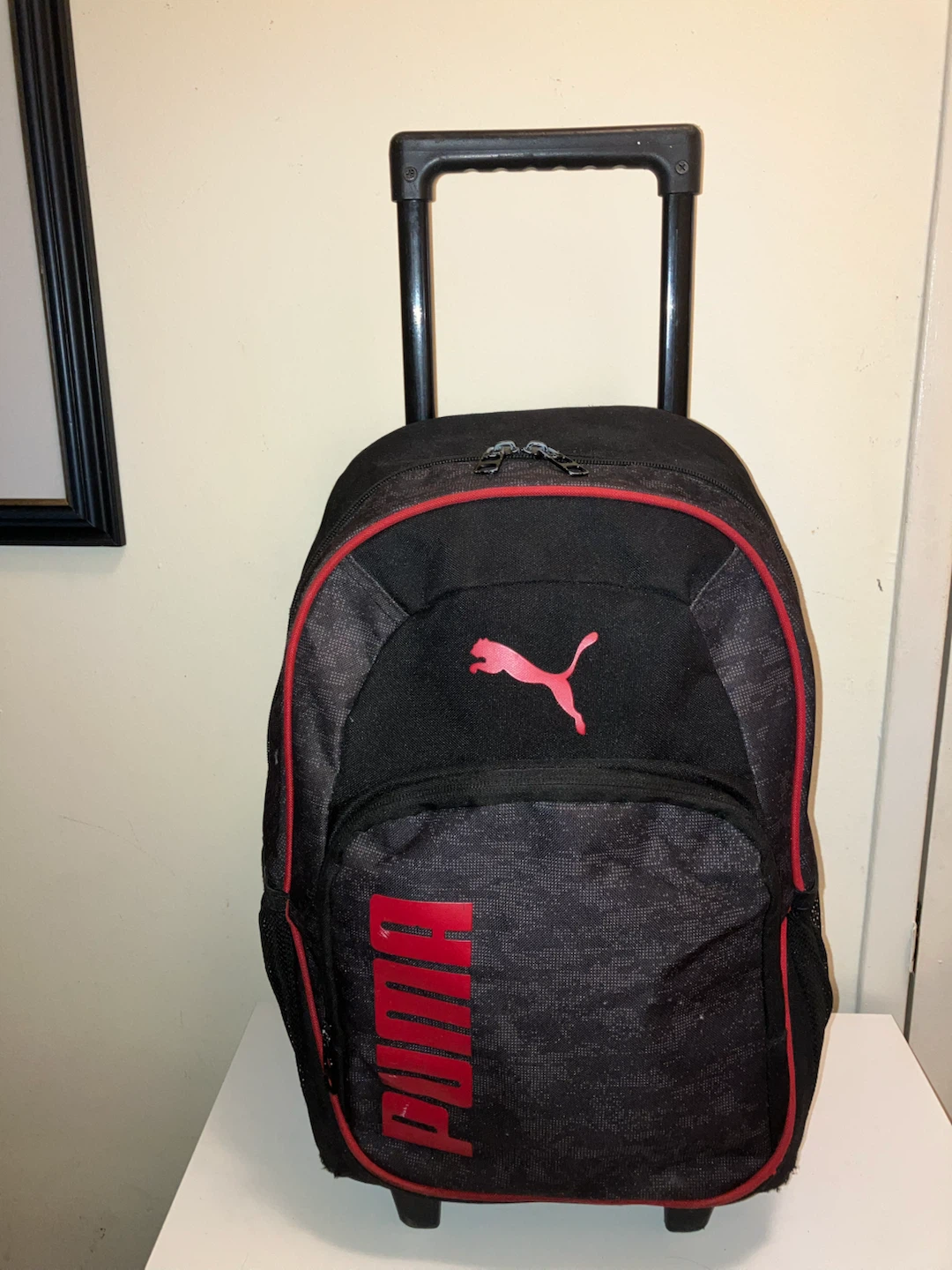 Puma Black & Red Rolling Backpack - photo 3