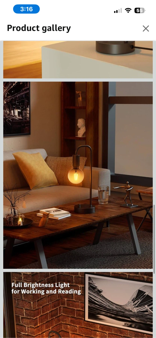 New modern set of table lamps - photo 5