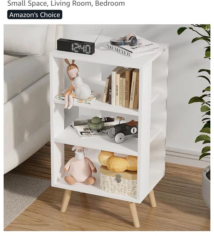 Dueatib 3-Tier End Table White - photo 2