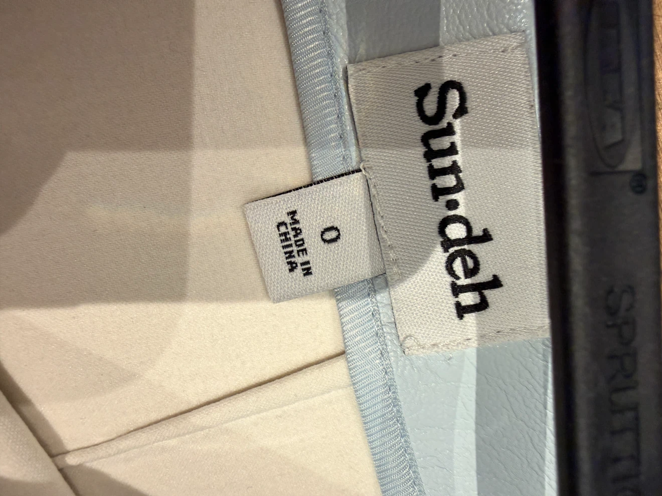 Aritzia Sun.deh Light Blue Mini Skirt - Size 0 - photo 3