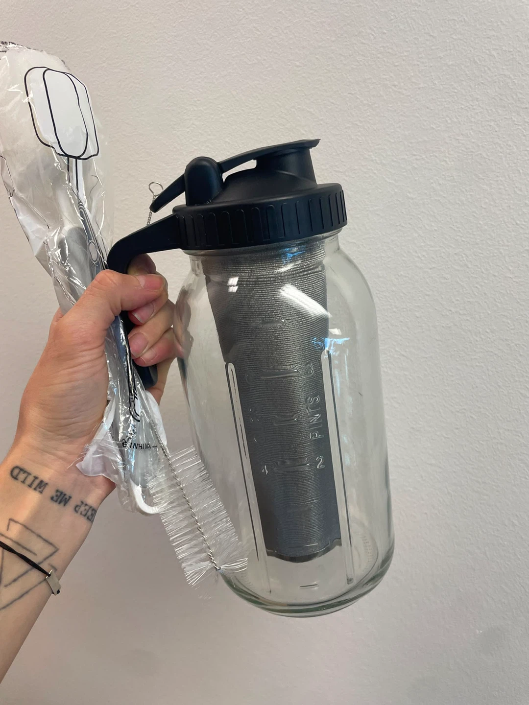 Cold Brew Coffee Maker Glass Jar with Filter