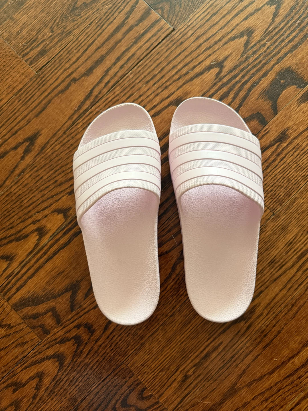 Adidas Pink Slides - like new