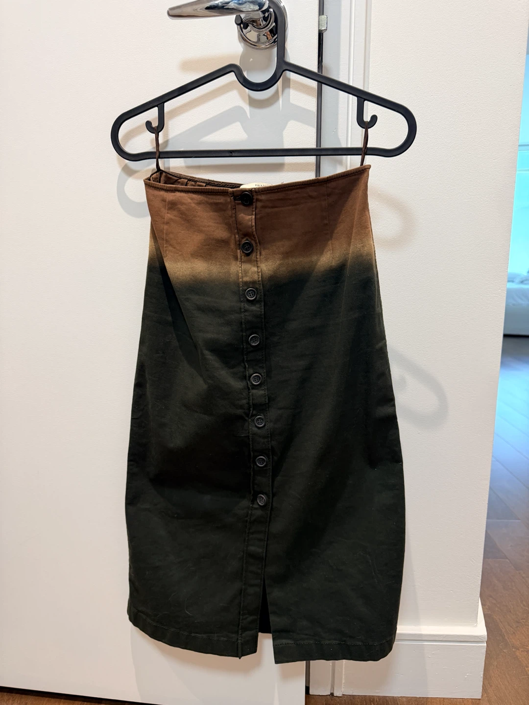 Prada Button-Front Midi Skirt - photo 2