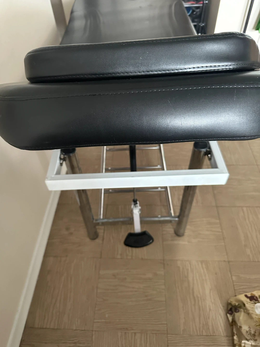 Black Massage Table with Face Cradle Hole - photo 2
