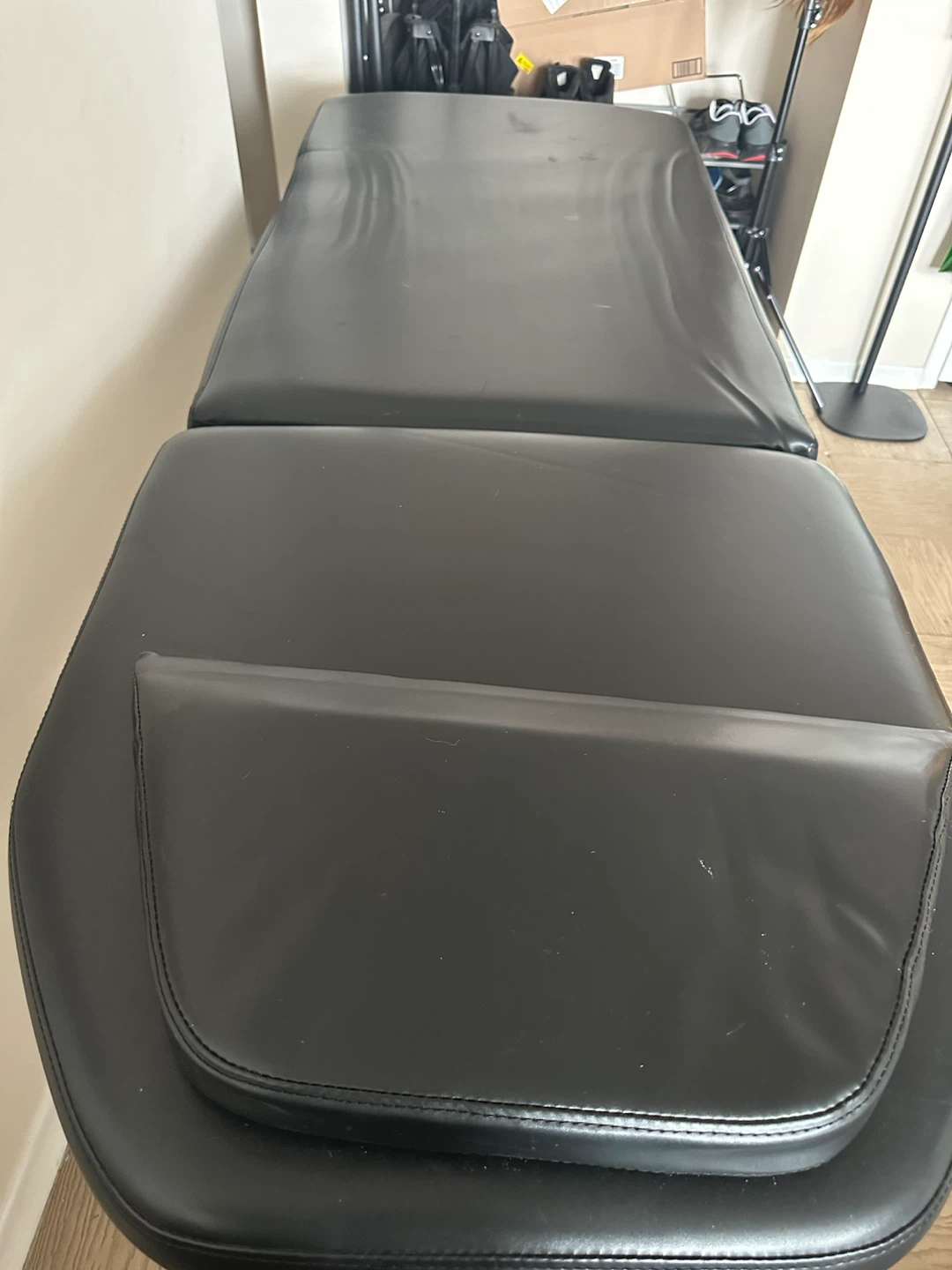 Black Massage Table with Face Cradle Hole - photo 4