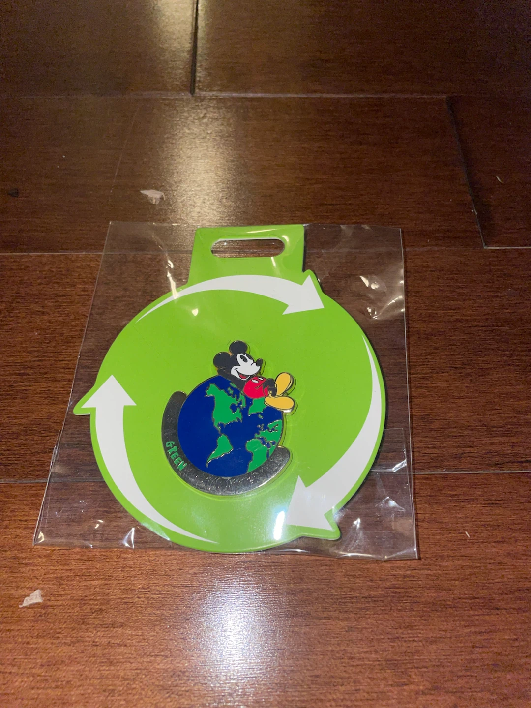 Disney Parks Mickey Mouse Green Pin