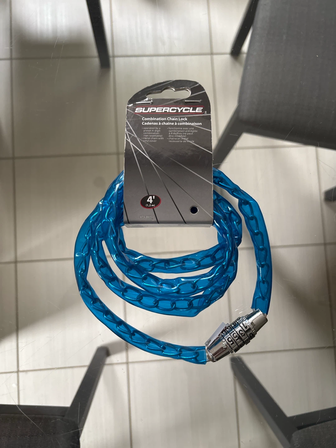 Supercycle 4' Combination Chain Lock