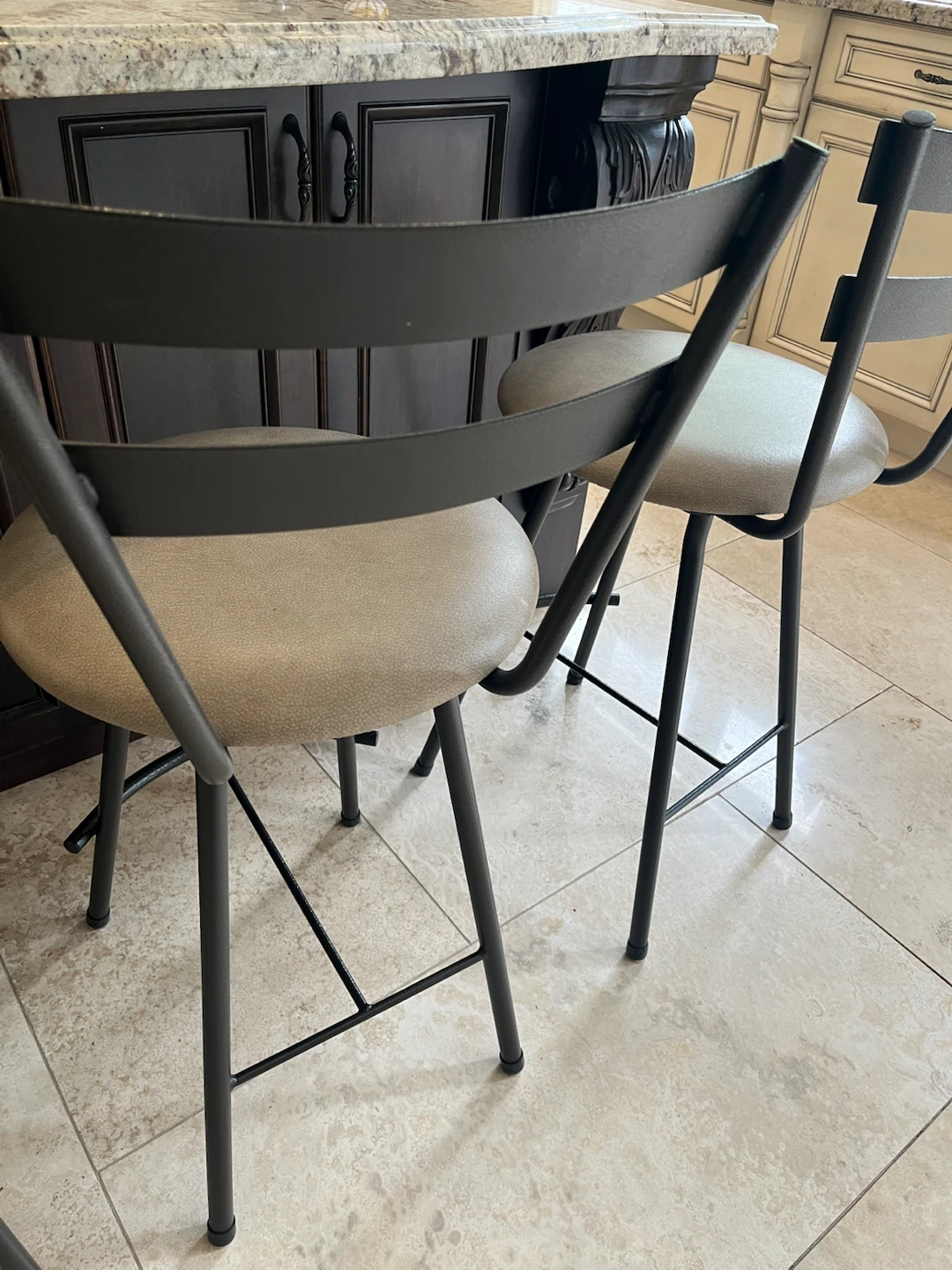 Set of 3 Bar Stools - photo 2