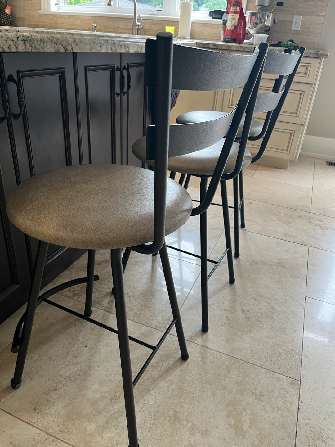 Set of 3 Bar Stools - photo 3