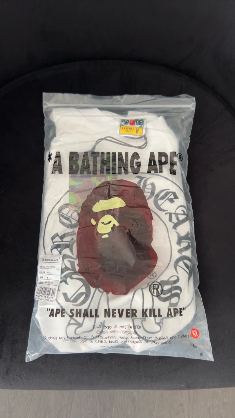 BAPE x Chrome white tee - photo 3