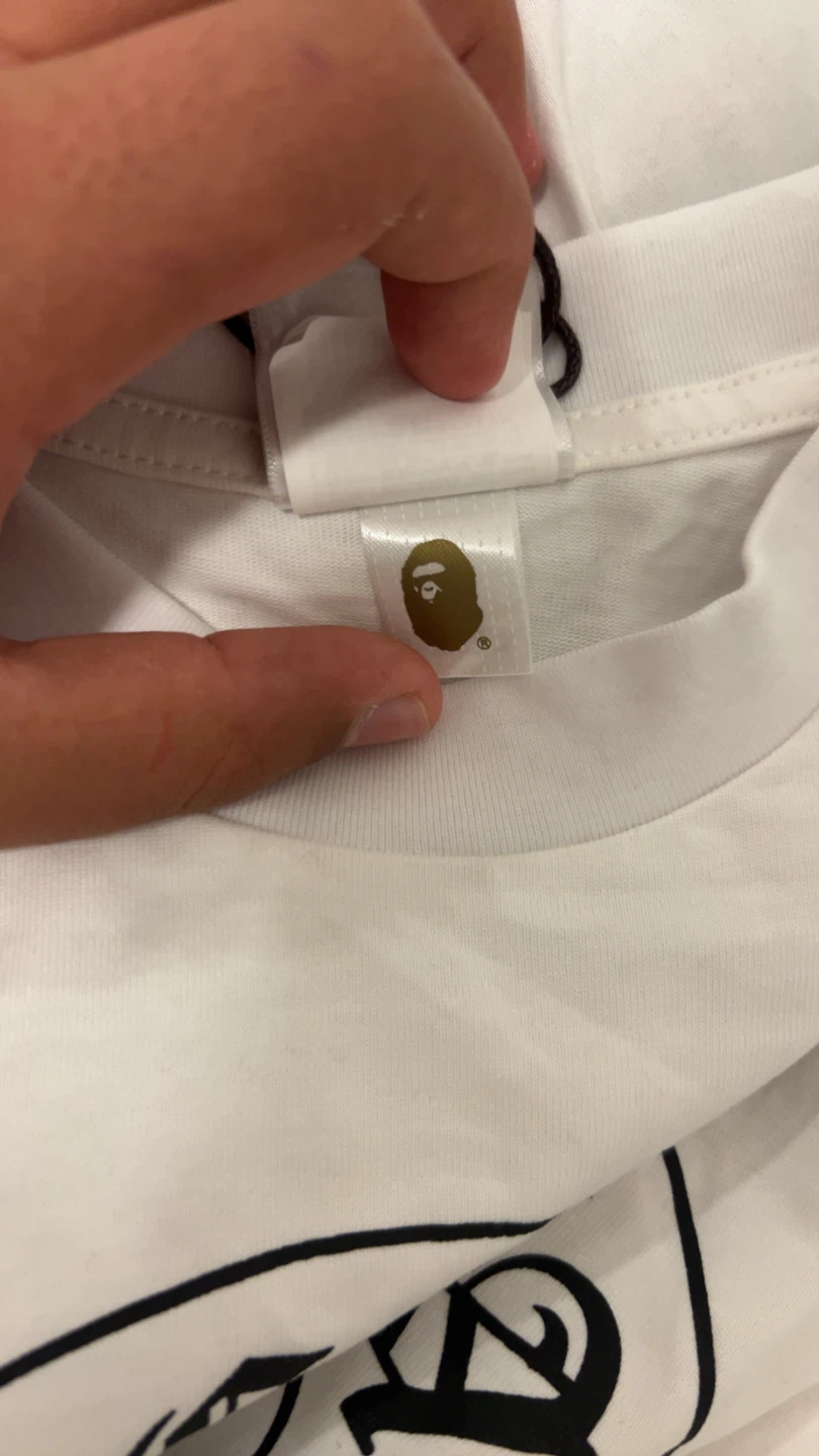 BAPE x Chrome white tee - photo 4