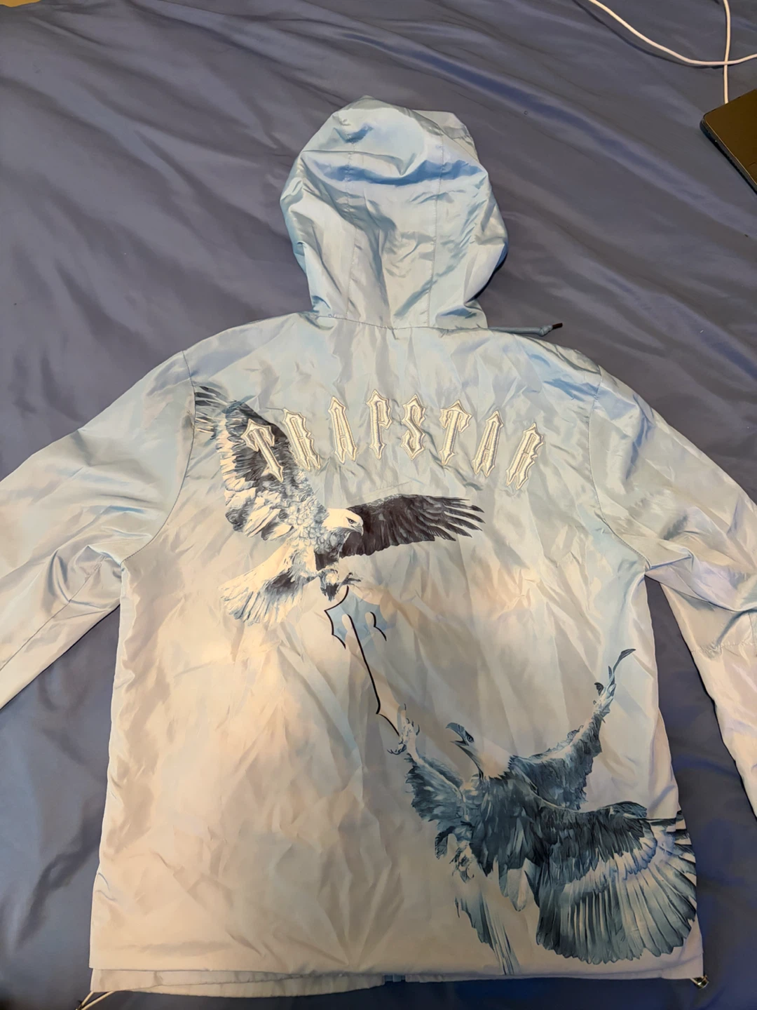 Trapstar Eagle Print Windbreaker Jacket - photo 2