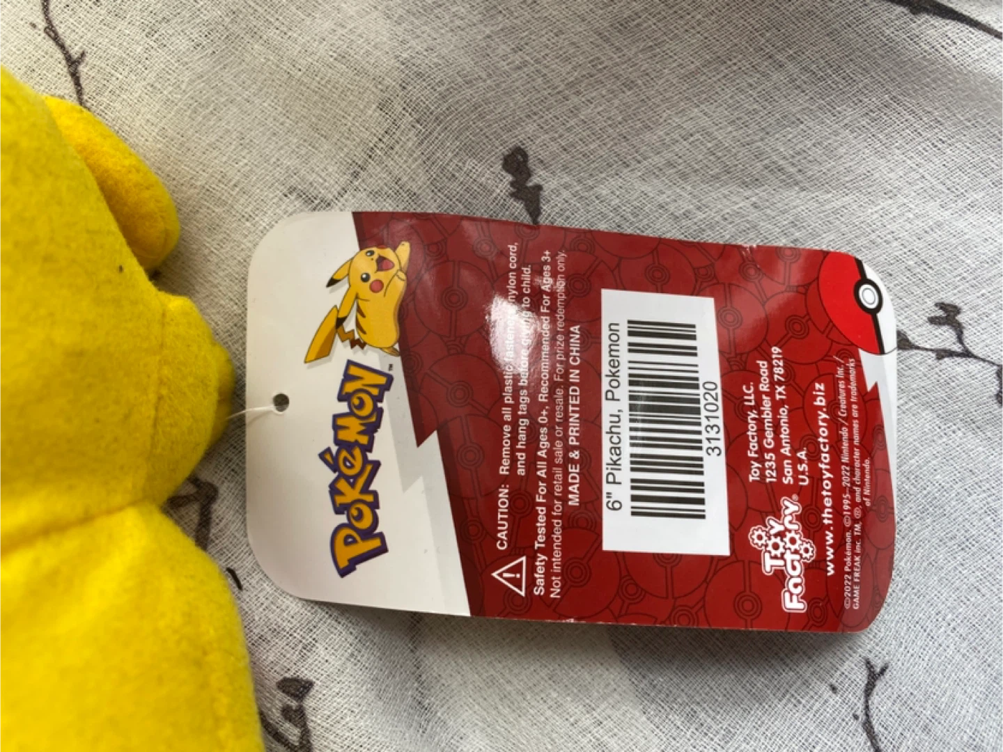 Pokemon Pikachu Plush Toy 6" - photo 2