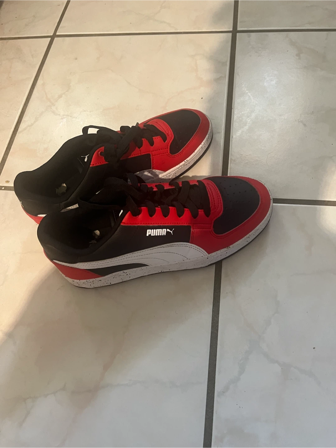 Puma Sneakers Black Red White