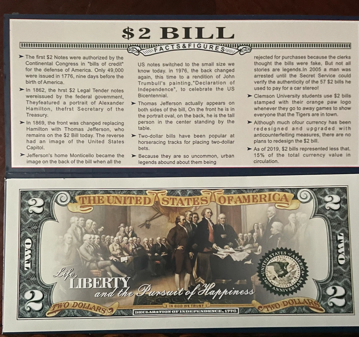 250th year Collectable Commemorative $2 - photo 2