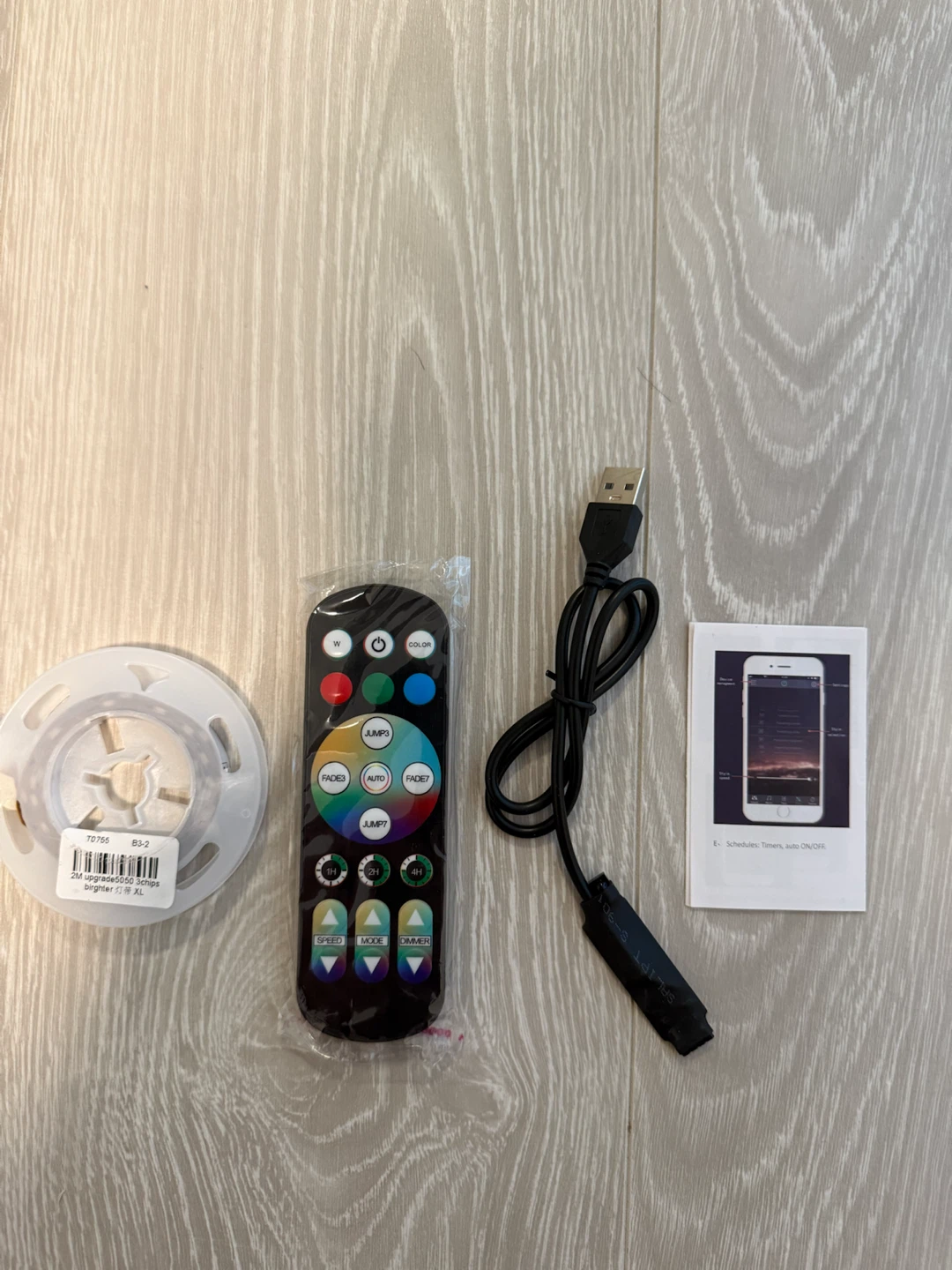 LED Strip Lights with Remote and USB
