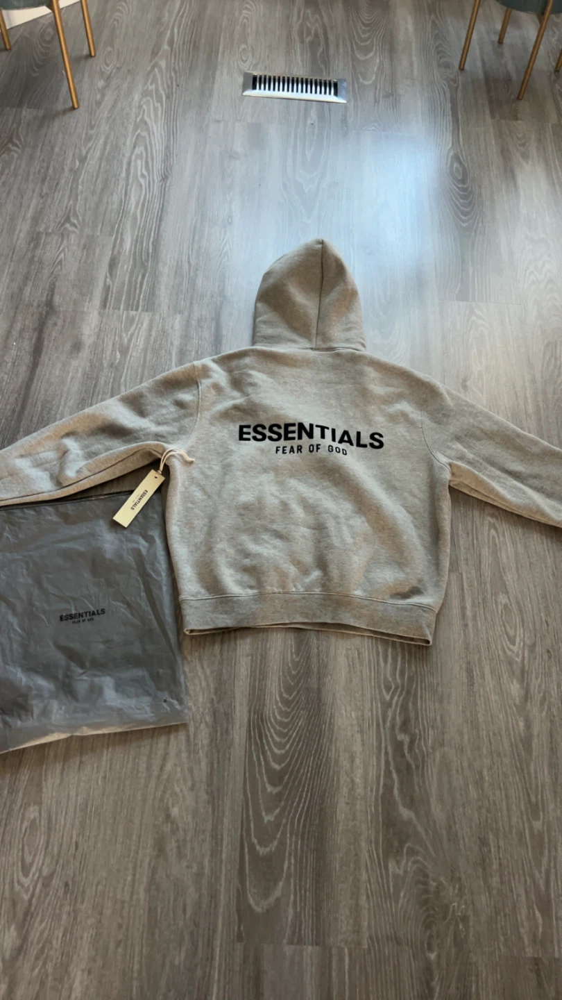 ESSENTIALS Fear of God Grey Hoodie size Men’s Xs