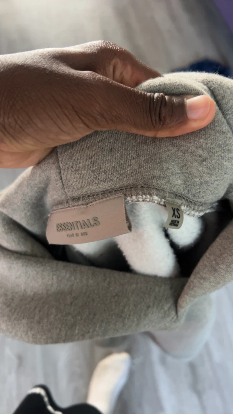ESSENTIALS Fear of God Grey Hoodie size Men’s Xs - photo 3