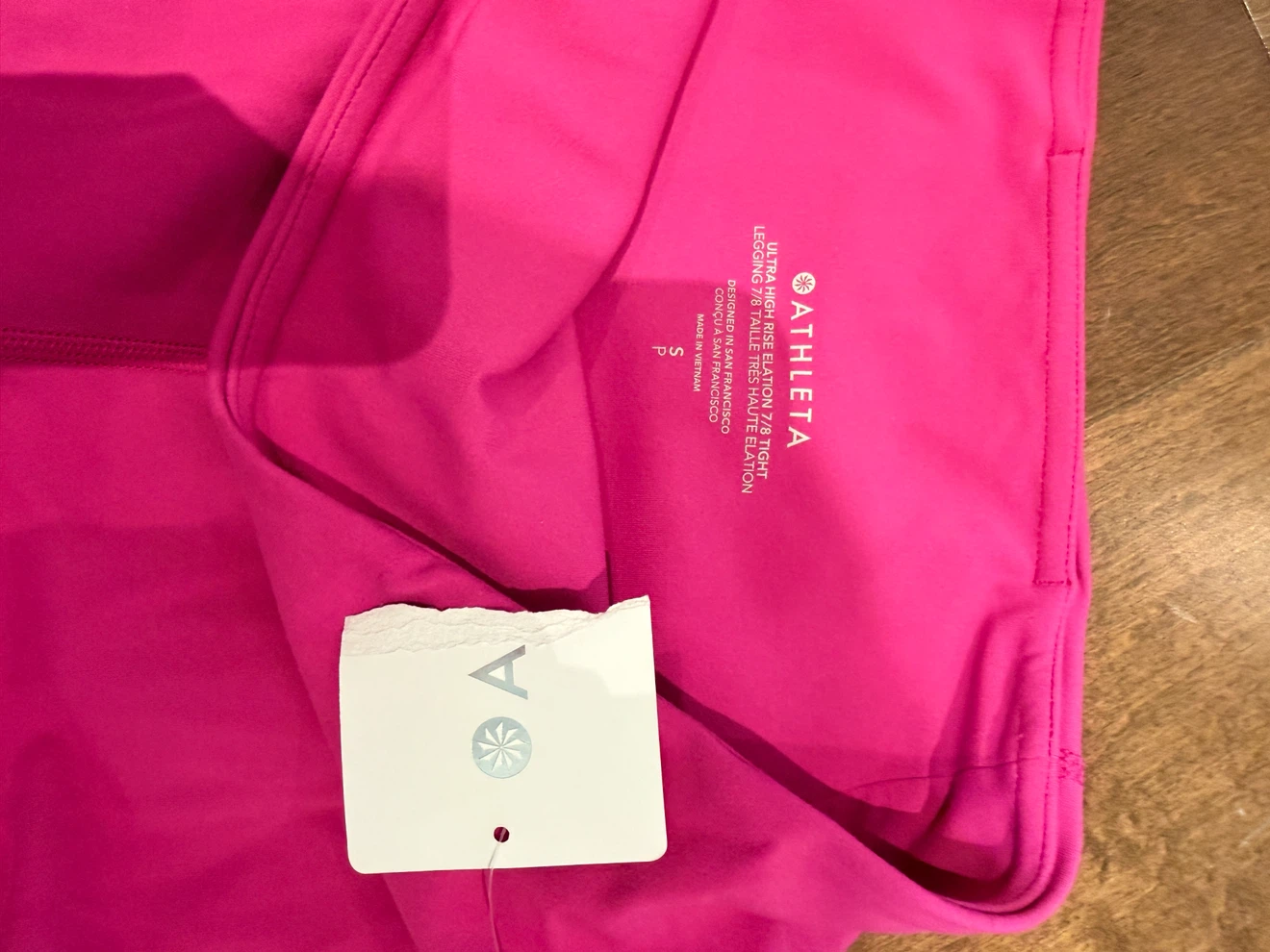 Athleta Ultra High Rise Elation Legging 7/8 Pink Size S - photo 2