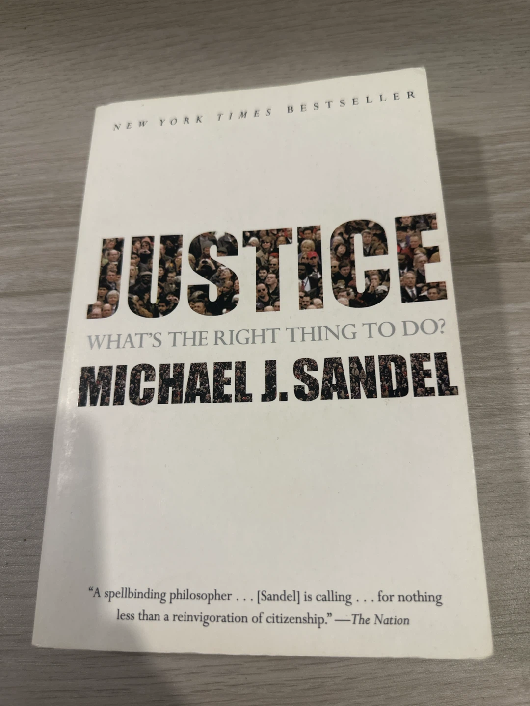 Justice: What's the Right Thing to Do?