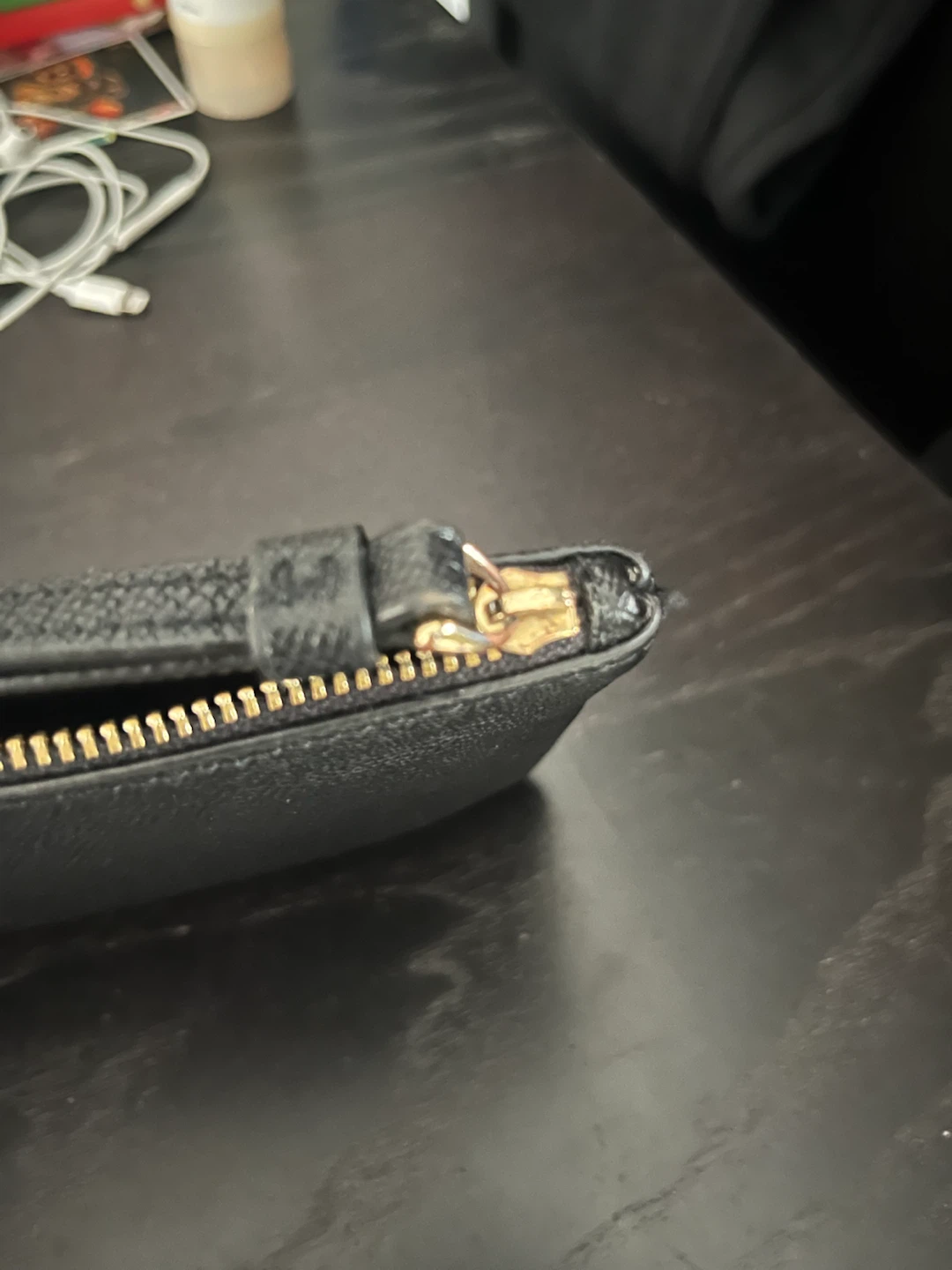 Coach Black Leather Wristlet Clutch - photo 4