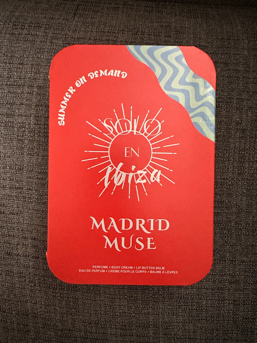 MADRID MUSE Perfume Body Cream & Lip Balm Set