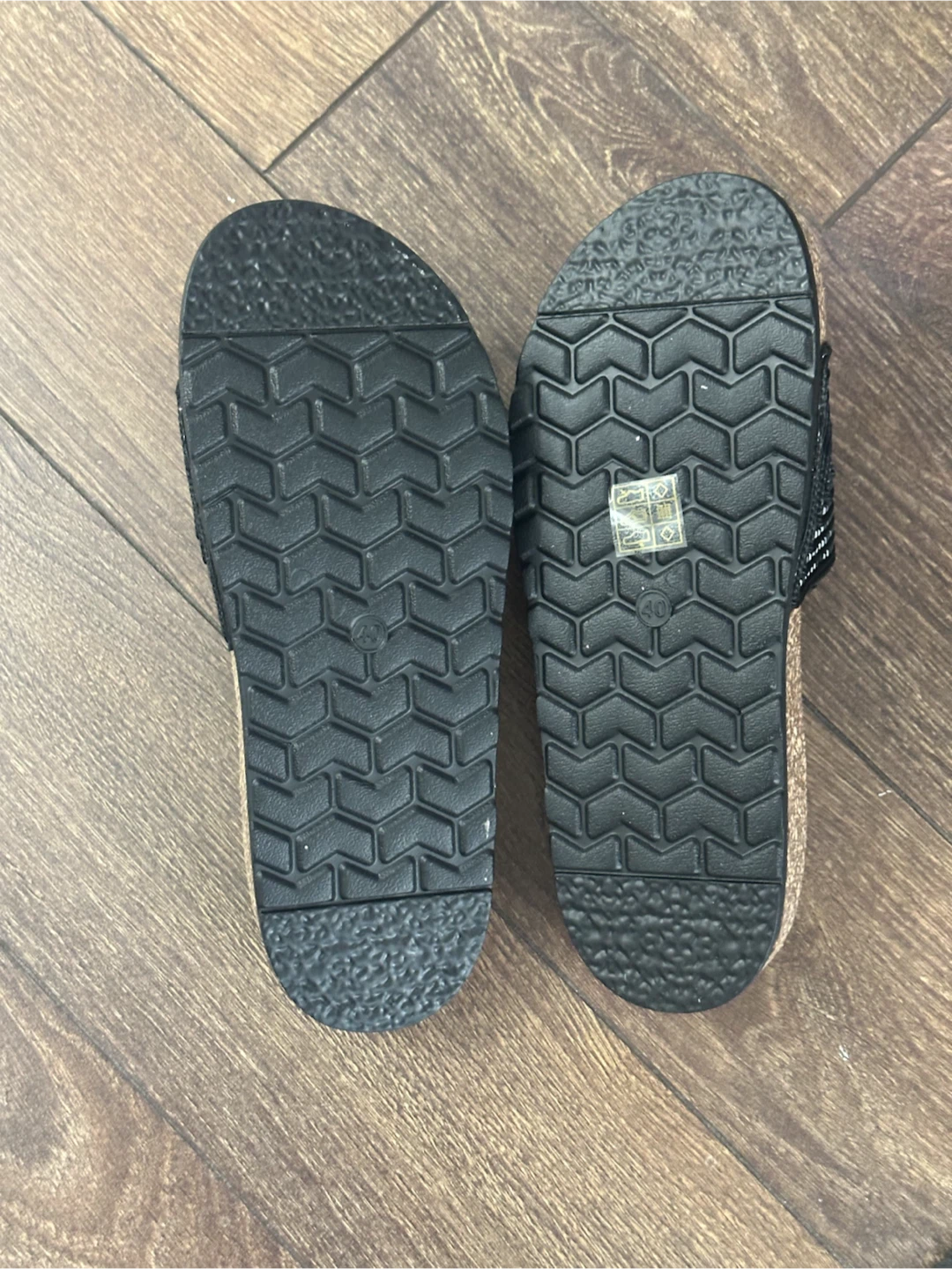 Black Slide Sandals - photo 4