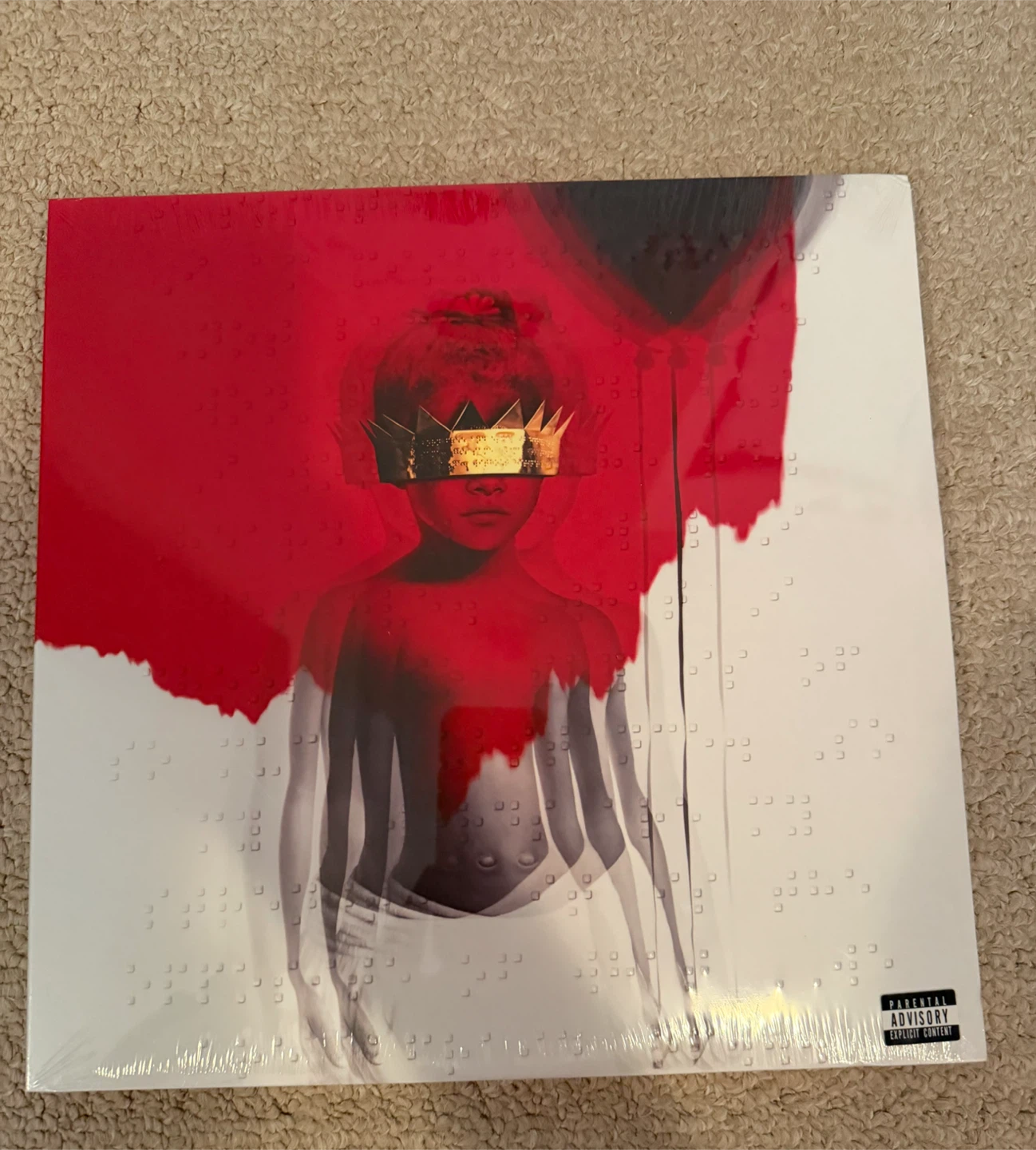 Rihanna Anti Vinyl Record (Red colored)