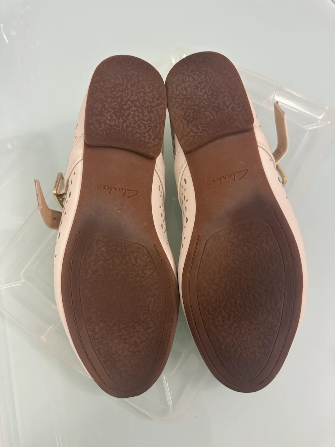 Clarks Signature Ballet Flats Cream Size 8.5 - photo 4