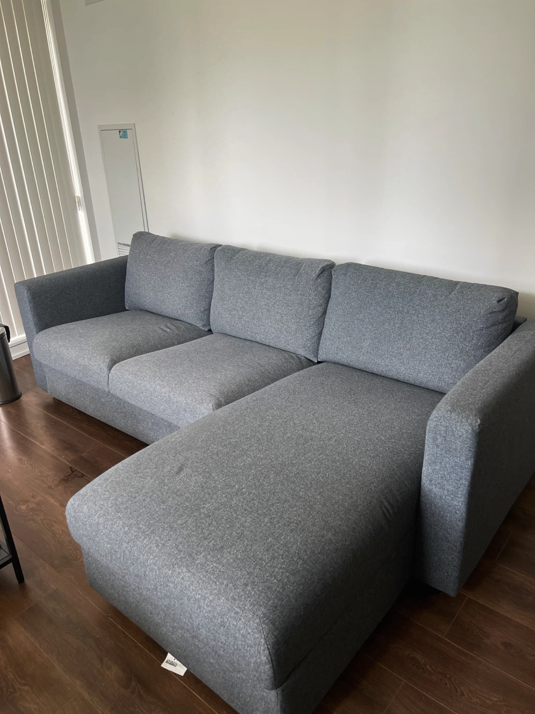 Grey Sectional Sofa with Storage
